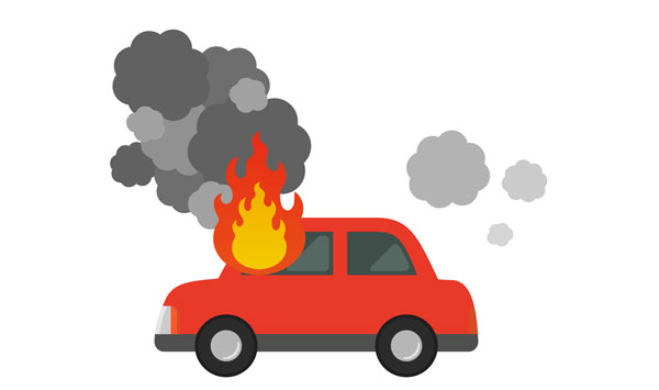 자동차-불-화재